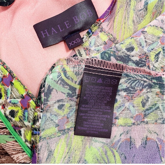 Hale Bob Feather Print Strappy Halter Maxi Dress - Picture 8 of 9